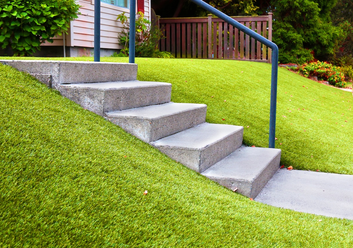 Is Artificial Grass a Good Choice for Sloped or Hillside Yards in the Bay Area?